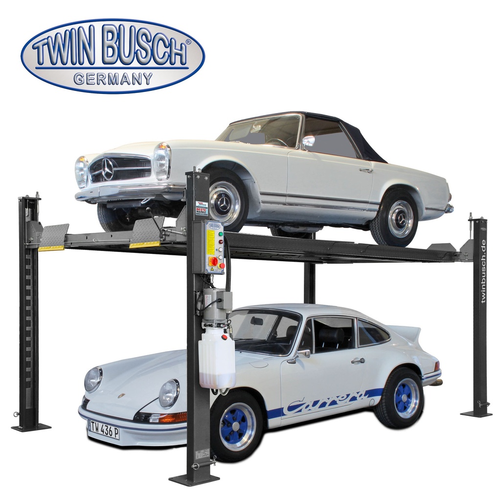 4 post lift -  Park lift - GREY-Line - NEW: Now also available in anthracite