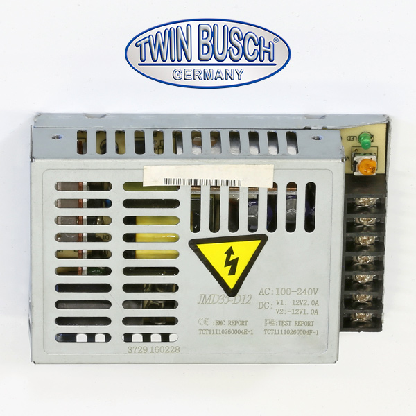 Alimentation électrique du banc d'essai de freinage