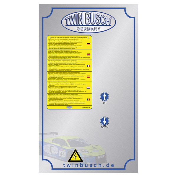 Schaltkasten-Aufkleber für TWS3-10E