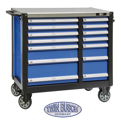 [TW014G] Filled tool trolley with 14 drawers - TW014G