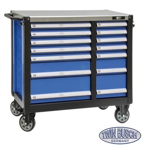 [TW014L] Tool trolley with 14 drawers